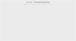 Desktop Screenshot of julietimmermann.com