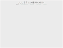 Tablet Screenshot of julietimmermann.com